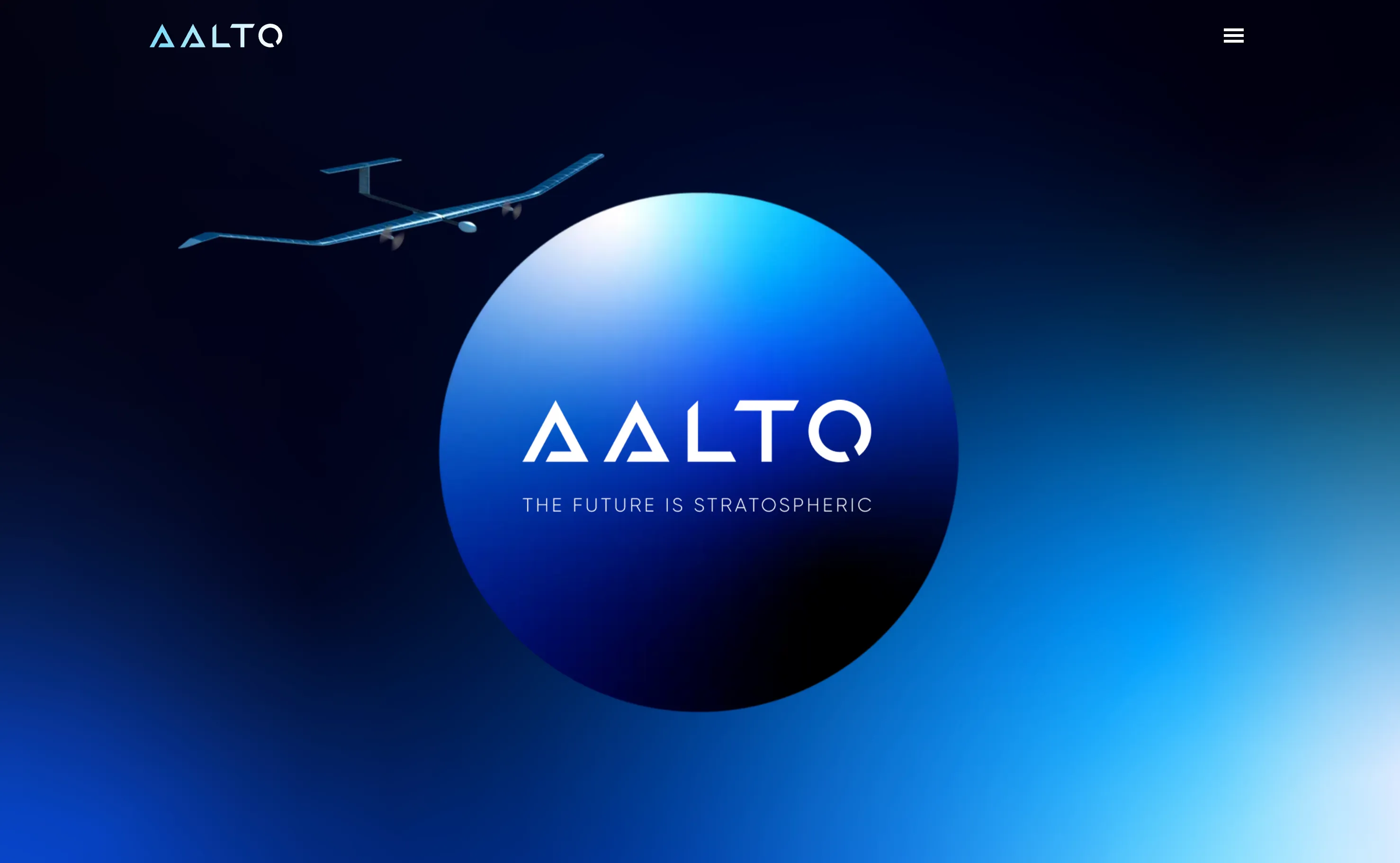 Aalto landing page